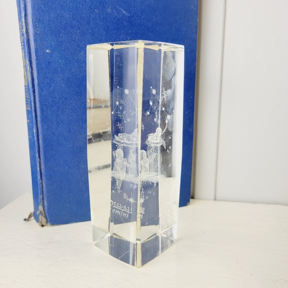 Gemini Crystal Paperweight - Picture 11 of 12
